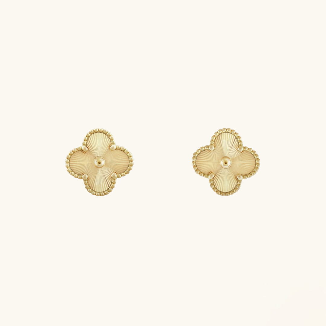 CLOVER | Elegant Gold Earrings