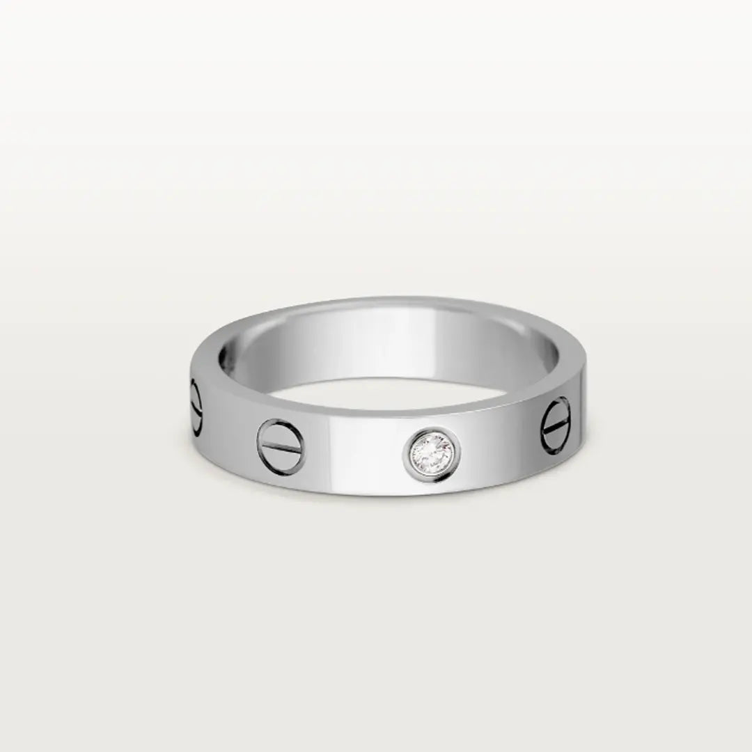 Diamond Love Ring - Single Stone
