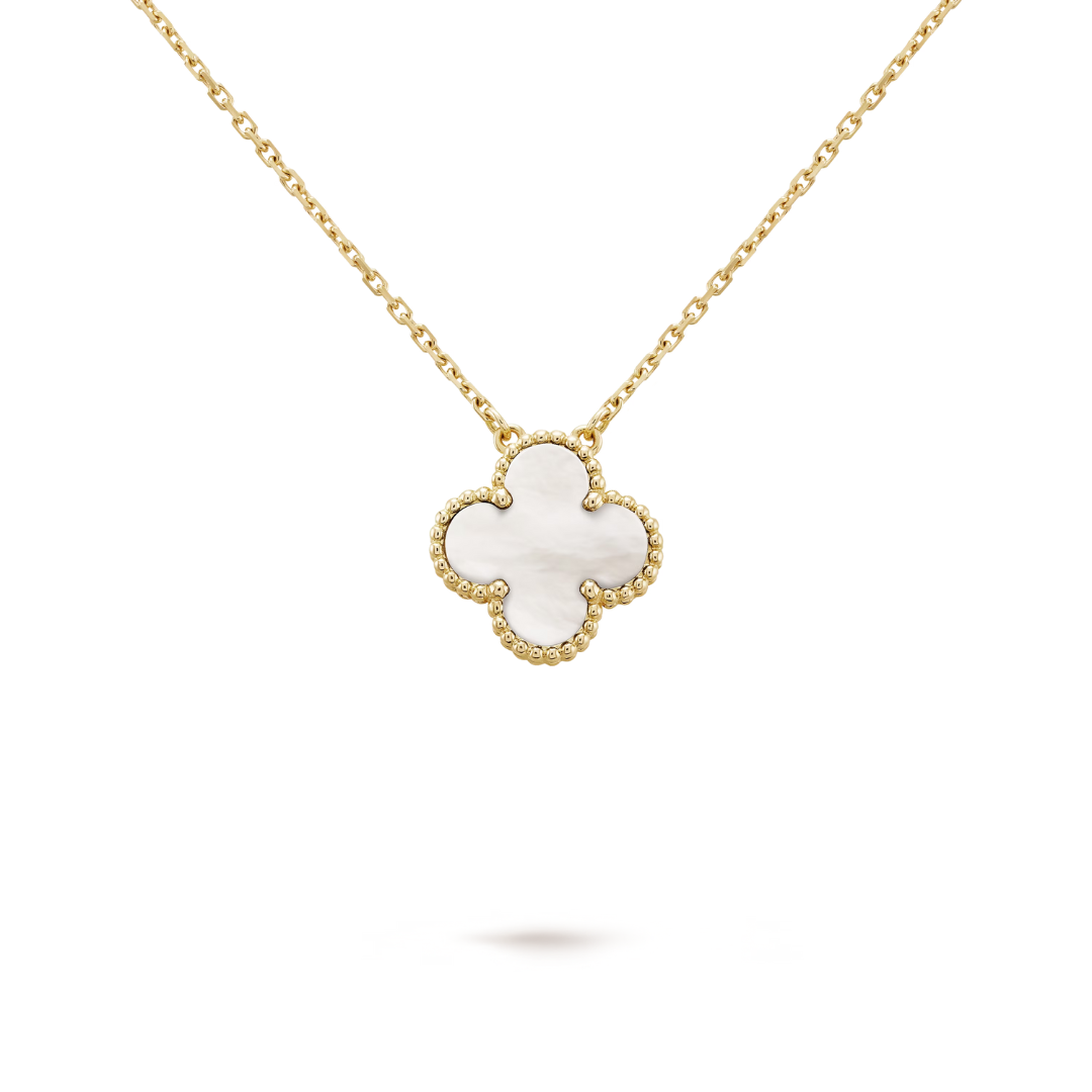 CLOVER | White Gold Necklace