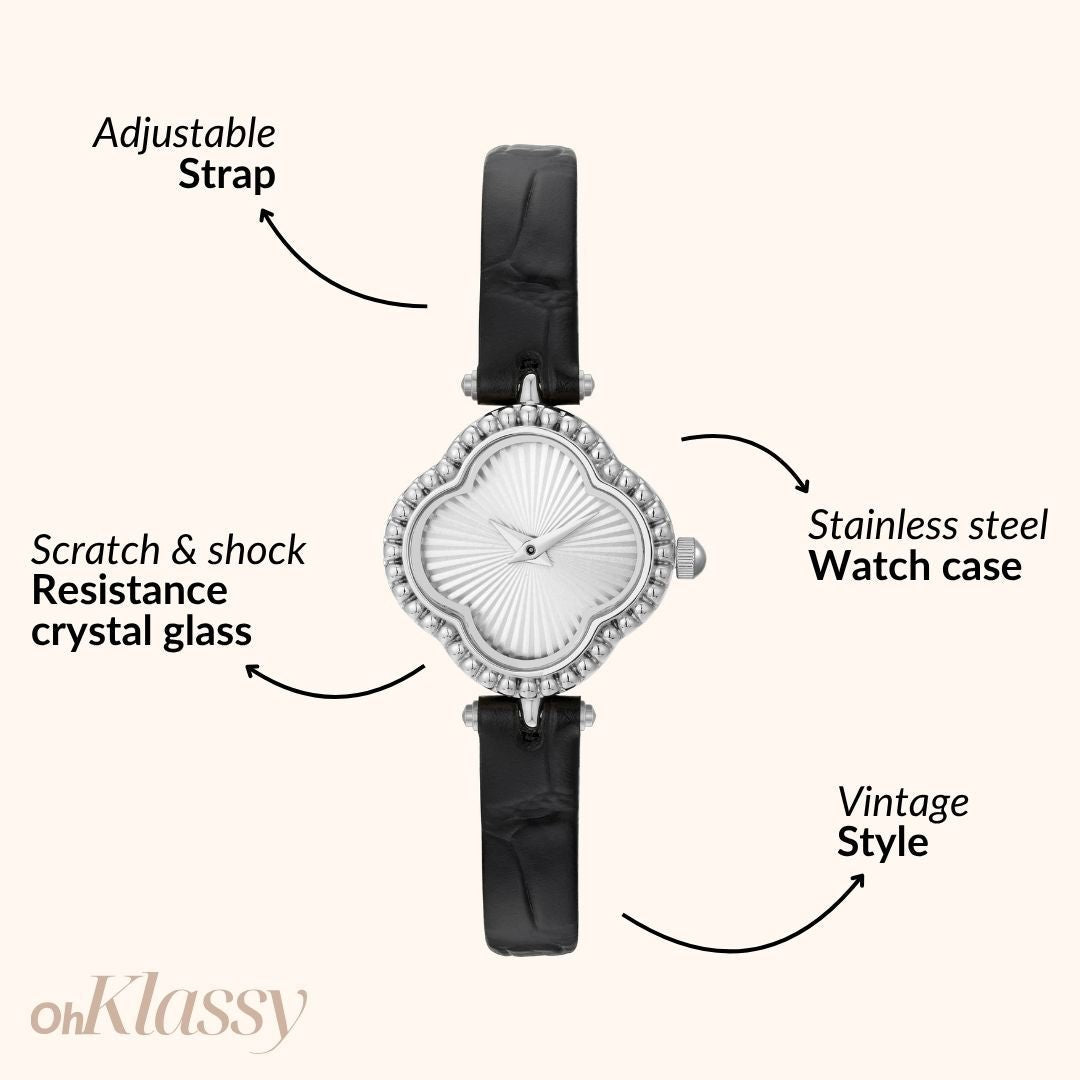 Vespera | Silver Leather