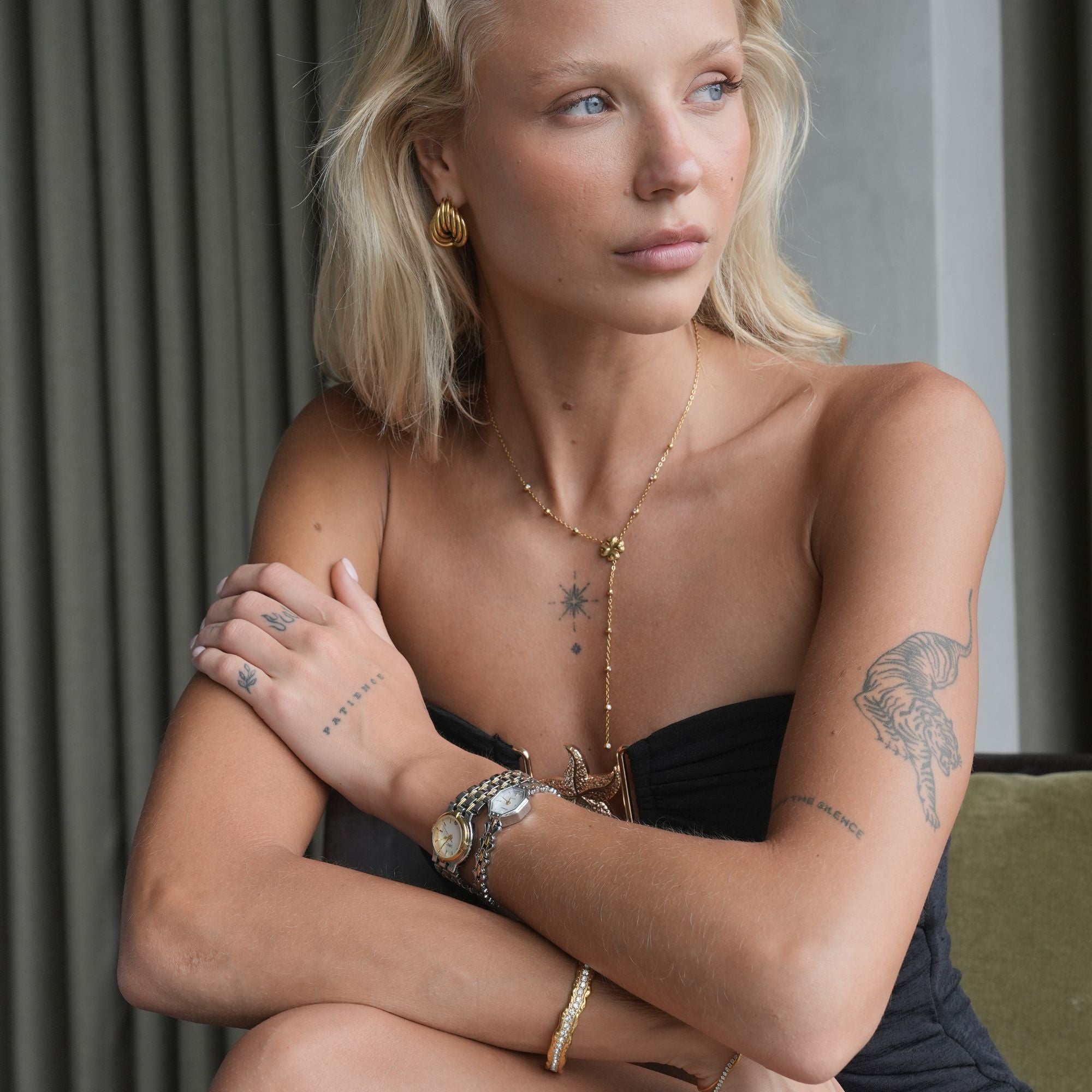 Arleth Pendant Lariat Necklace
