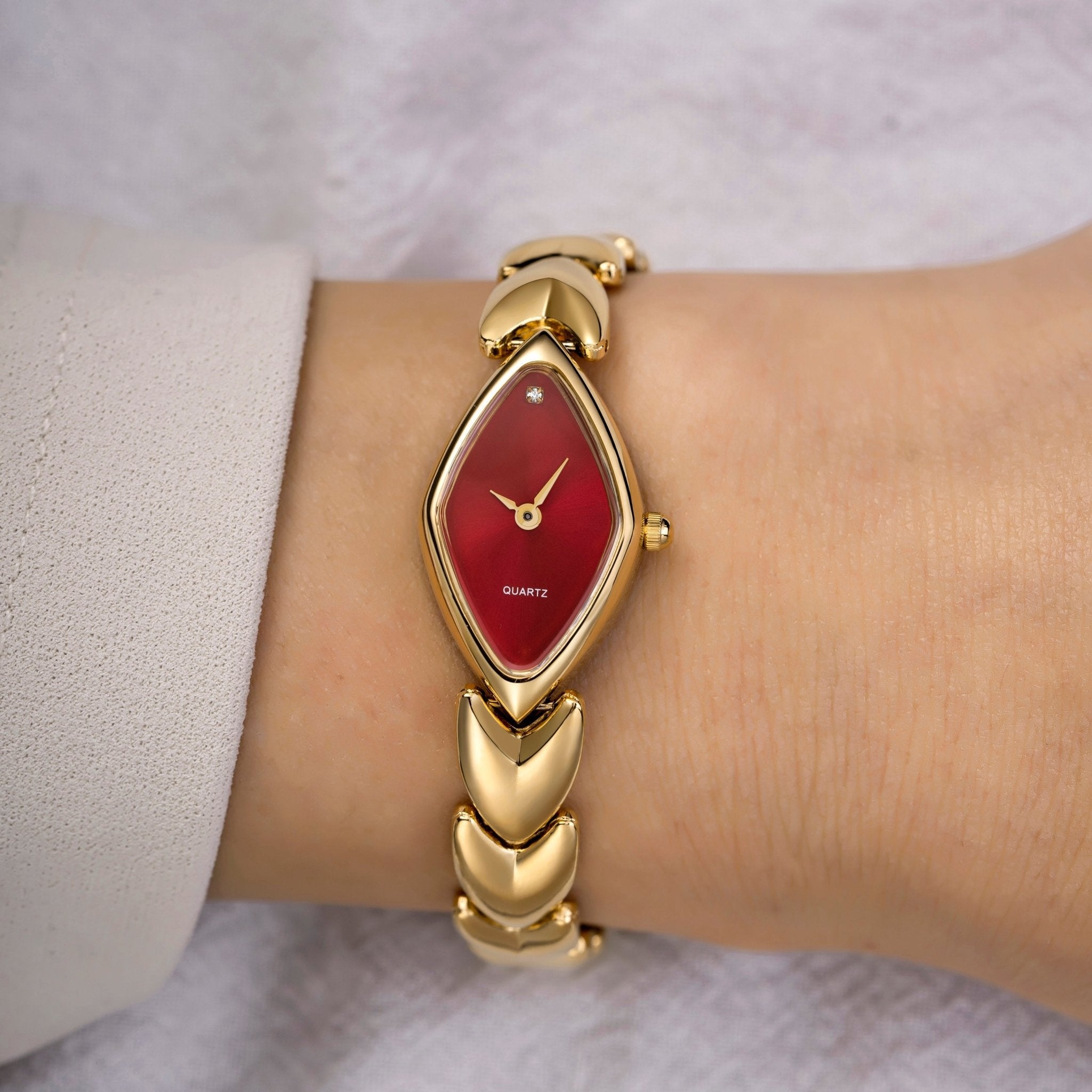 Lucille Red with Gold Accents