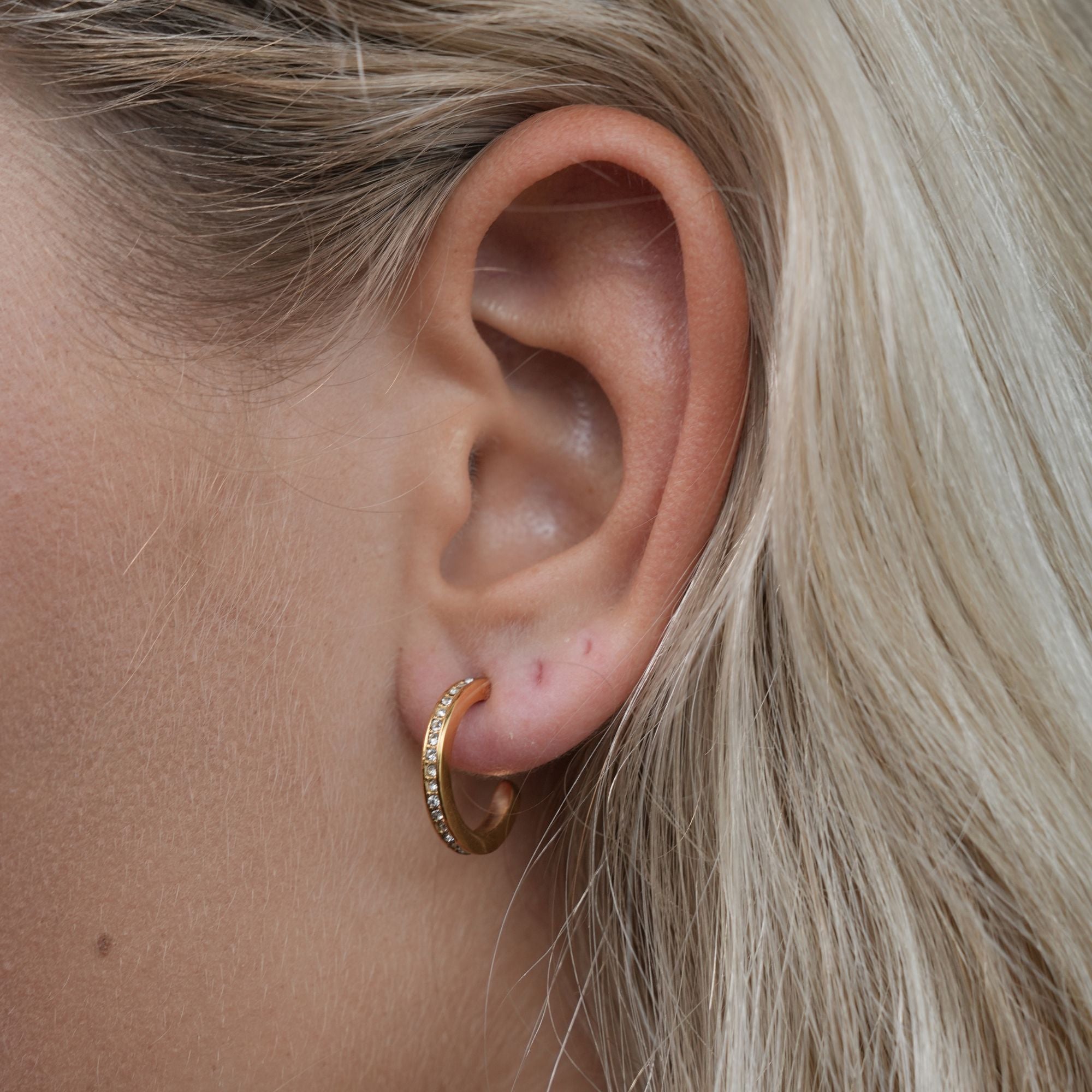 Loisa 18K Gold Hoop Earrings