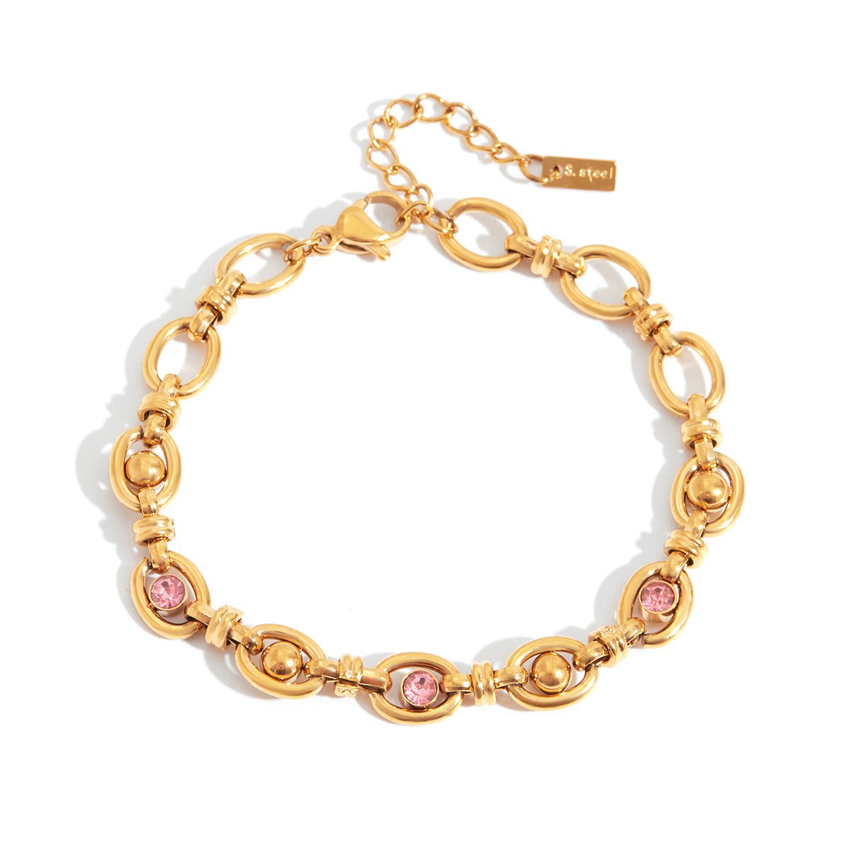Elysse 18K Gold Link Bracelet