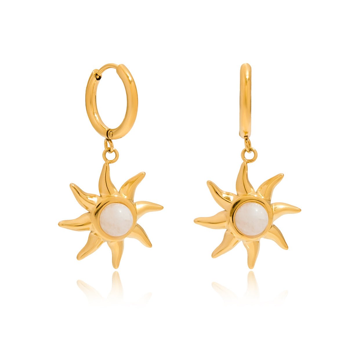 Elanor Hoops in 18K Gold