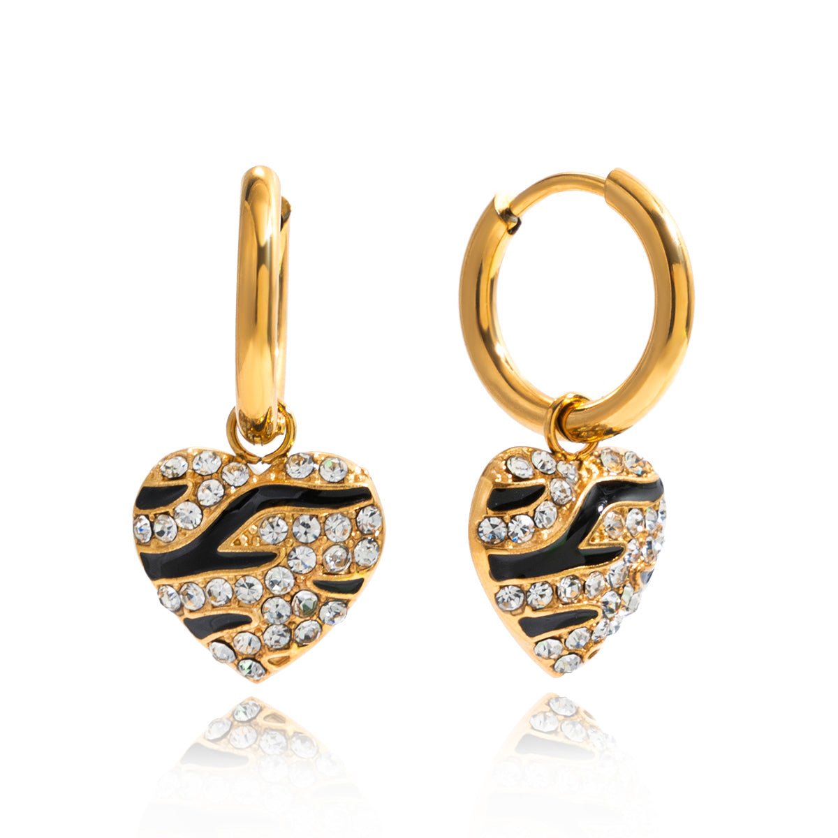 Clementine Hart Gold PVD Hoop Earrings | 18K Finish