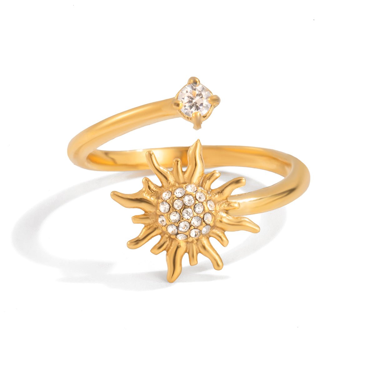 Cassiane 18K Gold Bypass Ring