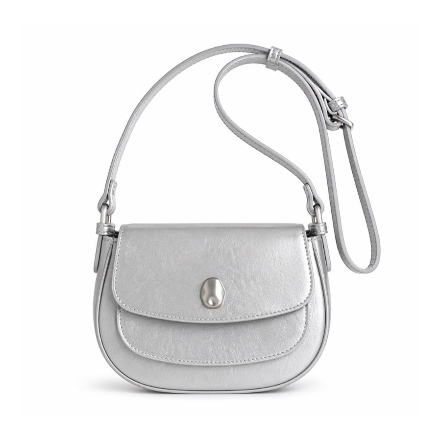 Silver Rhea Shoulder Bag