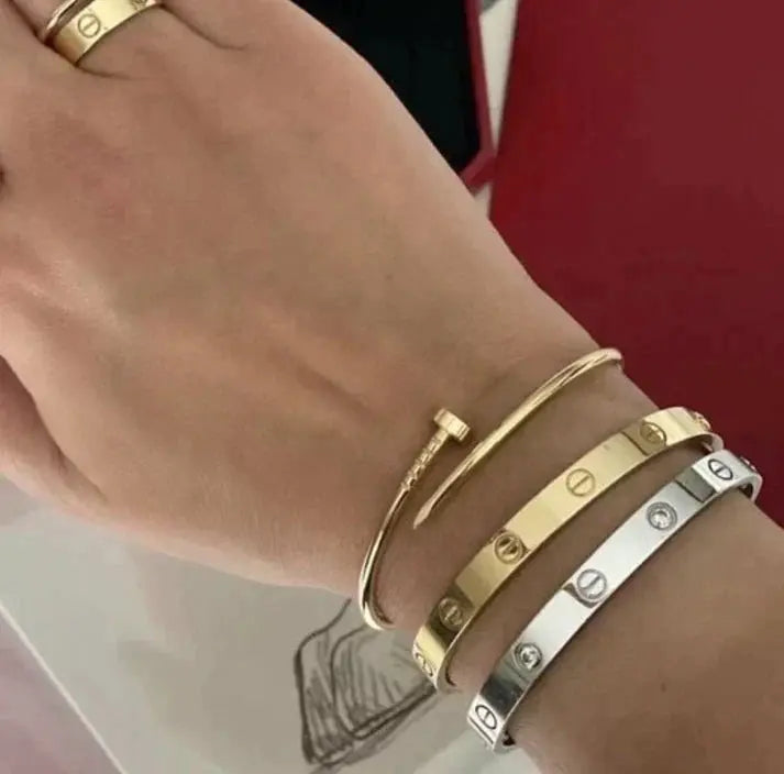 18K Gold Eternity Bracelet