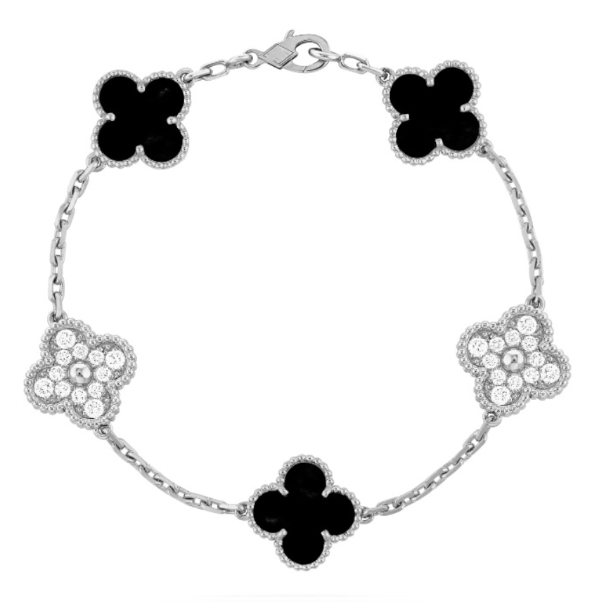 CLOVER | Prestige Bracelet in Black and Silver