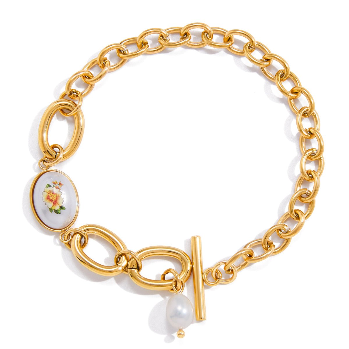 18K Gold Monaco Charm Bracelet